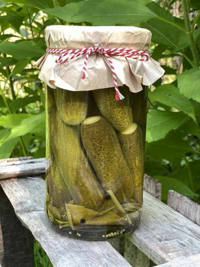 Огурчики маринованные 1,5 литра Огурчики маринованные 1,5 литра