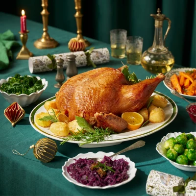 Индейка фермерская запечённая от нашего бренд-шефа FS ( примерный вес готового блюда 3,5 - 6 кг ) 1 кг Индейка фермерская запечённая от нашего бренд-шефа FS ( примерный вес готового блюда 3,5 - 6 кг ) 1 кг