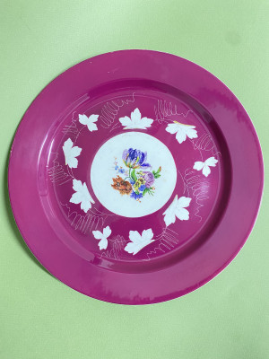 Редкая тарелка фарфоровой мануфактуры Гарднер Редкая тарелка фарфоровой мануфактуры Гарднер